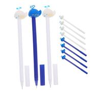 iplusmile 13pcs Whale Gel Ink Pens Black 0.5mm Soft Rubber Grip Cartoon Writing Pens for Students Office Signing School Supplies Random Color Assorted style