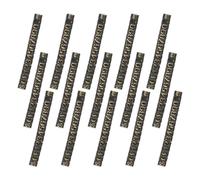 iplusmile 15 Pieces Black and Gold Metal Price Cube Tags for Jewelry Display, Adjustable Price Digit Cubes with Stand for Retail Store Pricing and Product Labeling