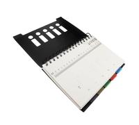 iplusmile 150 Sheets Spiral Notebook with Dividers College School Supplies Ruled Small Notepad for Office Travel and Business Planning User Friendly Binder Journal for Organized Note Taking