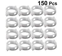 iplusmile 150pcs Plastic Plant Tie Clips for Garden Vine Support Durable Non Slip Vegetable and Flower Fixing Clips for Tomatoes Cucumbers Melons Easy to Attach for Upright Growth