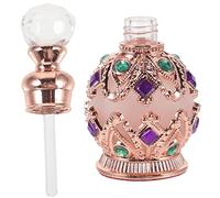 iplusmile 15ml Refillable Glass Perfume Bottle Mini Travel Size Spray Bottle Portable Fragrance Atomizer for Essential Oils Rose Gold Color for Travel and On-the-go Use
