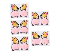 iplusmile 15pairs Car Sill Protectors Strips Kawaii Dog Board Car Stickers Accessories