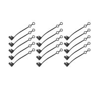 iplusmile 15pcs Sae Waterproof Dust Covers for Solar Panel Connecting Cord, Extension Cable Replacement Caps, Outdoor Electrical Cord Protection for Automotive and Home Use