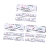 iplusmile 15pcs Test Cards Uv Sterilization Indicator Strip for Uv Light Measurement