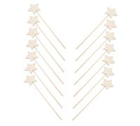 iplusmile 15Pcs Unfinished DIY Fairy Sticks Wands for Craft Painting Party Coloring and Safe Wand Kit for Creative Cosplay and Handmade Art Projects