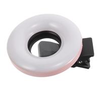 iplusmile 15x Macro Lens Fill Light Clip-on LED Ring Light for Smartphone Photography Portable for Close-up Makeup Nail Art and Jewelry Shooting