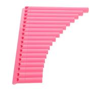 iplusmile 16-note Pink Pan Flute Traditional Chinese Wind Instrument for Beginners Portable Outdoor Performance and Meditation Woodwind Instrument