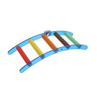 iplusmile 1Pc Acrylic Parrot Ladder Stand Durable Bird Perch Rack for Training and Play for Parakeets Conures and Cockatiels Encourages Exercise and Coordination