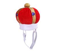 iplusmile 1pc Creative Pet Hat for Cats Funny Headpiece Red for Birthdays Parties and Daily Wear Comfortable and Soft Easy to Wear