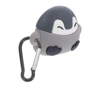 iplusmile 1pc Cute Penguin Wireless Earphone Case Cover Hook Protective Shell Compatible Generation Scratch and Shockproof Design