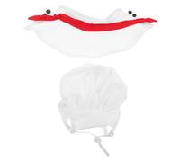 iplusmile 1Set Funny Dog Chef Costume Comfortable Animal Cook Outfit with Restaurant Hat for Themed Parties and Gatherings Adorable Pet Uniform for Dogs and Cats