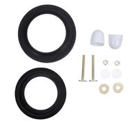 iplusmile 1set Rv Toilet Seal Kit with Microconvex Edge Rubber Gasket Odor-resistant Flange Seal for Camper Sanitary Systems Precision Fit Mounting Hardware Compatible with Thetford