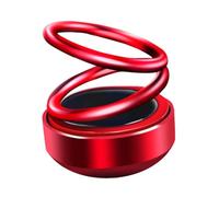 iplusmile 1set Solar-powered Rotating Aromatherapy Car Ornament Vehicle Dashboard Decor with Core Stylish Double Design for for