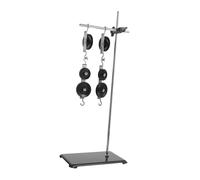 iplusmile 1Set Teaching Pulley Block Set with Stand for Physics Experiments for Force Measurement and Motion Exploration Classroom and Research Settings