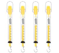 iplusmile 2.5Kg Spring Scale Newton Meter Mechanical Tubular Force Gauge with Hook for Physics Experiments Teaching and Diy Tools