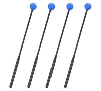 iplusmile 2 Pairs Drumsticks for Percussion Instruments with Rubber and Abs Material, Comfortable to Touch and Proper Weight, for Tongue Drum and Marimba Playing