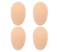 iplusmile 2 Pairs Men’s Silicone Self-Adhesive Chest Muscle Pads, Reusable Fake Push-up Inserts for Sports and Daily Use, Khaki Color Invisible Muscle Enhancers for Male Chest Smoothing