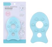 iplusmile 2 Pcs Gua Sha Board Massage Tools, Portable Abs Acupoint Massage Scraper for Home Use and Professional Massaging Salon, Skin-Friendly Lymphatic Tool for Face and Body Random Color