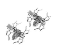 iplusmile 2 Pcs Halloween Spider Hair Clips Gothic Alloy Hairpins Lightweight Hair Accessories for Cosplay Party Decor