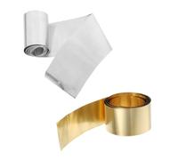 iplusmile 2 Rolls Pure Copper Anode Sheet and Zinc Copper Electrode Strips for Chemistry Research Materials, Stable Electrolysis Experiment Electrodes, Suitable for Group Learning