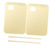 iplusmile 2 Set Cosmetic Palette Foundation Mixing Plate Makeup Artist Tool Portable Makeup Tray for Colour Corrector Palette