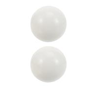 iplusmile 2 Sets Marble Baoding Hand Exercise Massage Balls for Stress Relief and Fitness White Hand Rolling Fitness Massaging Balls and Relaxation