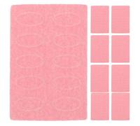 iplusmile 200pcs Nail Cuticle Pusher Sanding Paper with Self-Adhesive Grit Sheets 100#150#180#240 Grit Mini Sandpaper for Manicure Nail Prep and Cuticle Care Tools Set