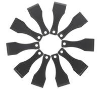 iplusmile 20pcs Black Plastic Lottery Scratch Card Scraper Tool for Scratching Lottery Tickets and Stickers Lightweight Multi-purpose Scratcher with Hole for Chain for Friends Random Color