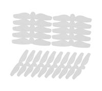 iplusmile 20pcs Cotton Sweat Absorbing Pads for Women Soft Breathable Nonwoven Liner Under and Belly Washable Underarm Sweat Absorbing Pads for Intense Workouts and Daily Exercise White Et