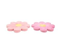iplusmile 20pcs Disposable Daisy-Shaped Paper Napkins Set in Light Pink and Rose Red, Floral Pattern Party Tableware for Birthday, Holiday, and ’s Picnic Decorations