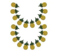 iplusmile 20pcs DIY Pineapple Embroidered Patches for Clothes Jackets Bags Hats Shoes, Iron-on Fruit Sewing Appliques Set for Coat Decoration and Backpack Repair