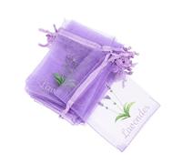 iplusmile 20pcs Fragrance Sachet Pouch Empty Sachets Bags Mesh Drawstring Bag for Herbs Spices Jewelry