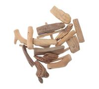 iplusmile 20pcs Natural Driftwood Pieces 3-20cm Rustic Wood Blocks for Aquarium Decor Terrarium Crafts and Wood Carving Lightweight 2-10g for Home and Wedding