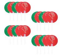 iplusmile 20pcs Plastic Classroom Voting Paddles Double Sided Yes No Handheld Signs for Students and Teacher Promoting Participation Instant Classroom Feedback for Management and Events