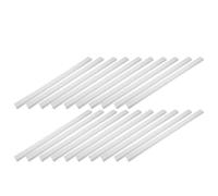 iplusmile 20pcs Plastic Shelf Label Holders Self-Adhesive Back, 50x3cm Market Sign Strips for Retail Shelving and Supermarket Price Display