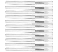 iplusmile 20pcs Silicone Nail Art Brushes Set, Reusable Glitter Powder Applicator Sticks for Manicure, Salon and Home Nail Decorating Tools