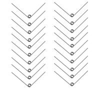 iplusmile 20pcs Stainless Steel 90 Degree Torsion Spring Small for Tool Replacement Devices Mechanics Craftsmen Silver