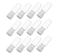 iplusmile 20pcs Travel Toiletries Bottles Clear Refillable Glass Containers with Leak Airtight Lids for Oil Serum Storage Portable Empty Travel Containers for Skincare Essentials