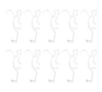 iplusmile 20pcs Vertical Blinds Replacement Parts Plastic Valance Clips Convenient Use for Curtain Trim Installation