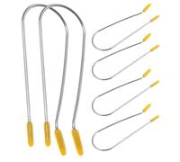 iplusmile 20Pcs Yellow Hot Roller Clips Hair Roller Clamps Replacement Metal Wire Spiral Perm Rods Clips for