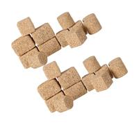 iplusmile 24Pcs Miniature Hay Bale Models Realistic Faux Straw Bales for DIY Farm Scene Micro Landscape Decoration for Home Decor and Creative Projects
