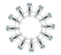 iplusmile 25 Sets Threaded Insert Expansion Nut Fixings with Petal Nuts for Hollow Walls for Home and Boat Use Easy Installation and Threaded Screw Anchors