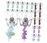 iplusmile 25pcs Angel Shaped Charms for Jewelry Making with Alloy and Stone Materials, for Bracelet DIY and Necklace DIY Handicraft Works Random Color