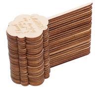 iplusmile 25pcs Bamboo Plant Labels with Writable Surface for Flowers and Potted Plants for Indoor Herb Gardens and Organizing