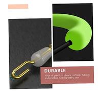 iplusmile 25pcs Silicone Bobber Stops Fishing Float Connectors Durable Angling Tool Quick Drift Change for Stream River Lake Ocean Ice Fishing