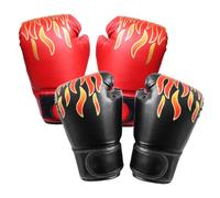 iplusmile 2Pairs Sparring Gloves Comfortable Thai Boxing Gloves for Kickboxing Training PU Material with Breathable Design for Sparring and Fitness Workouts
