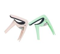 iplusmile 2pcs Abs Guitar Clamp Capo for Acoustic and Folk Guitar, Professional Design Long Using Life, Musical Instrument Accessory for Music Teachers and Professionals