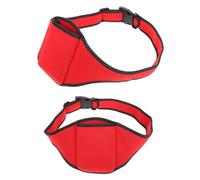 iplusmile 2Pcs Adjustable Fanny Pack Microphone Carrier Bag with Integrated Holder Unisex Waist Belt for Fitness Instructors Convenient Storage for Phone Keys for Running
