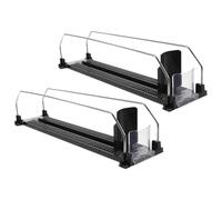 iplusmile 2pcs Automatic Beverage Pusher Machine for Convenience Stores and Home Refrigerators, Plastic and Steel Slide Out Drink Shelves with Smooth Movement to Keep Bottles and Cans