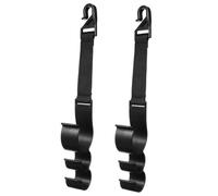 iplusmile 2pcs Car Headrest Hooks for Umbrella Storage Durable Seatback Hanger Easy Installation Space Saving Auto Organizer Key Holder for Car Essentials